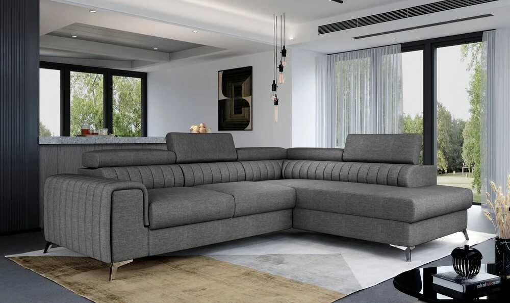 York corner sofa bed with storage S05
