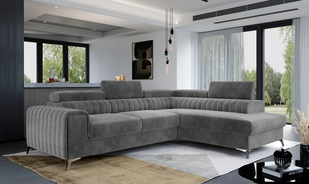 York corner sofa bed with storage P06