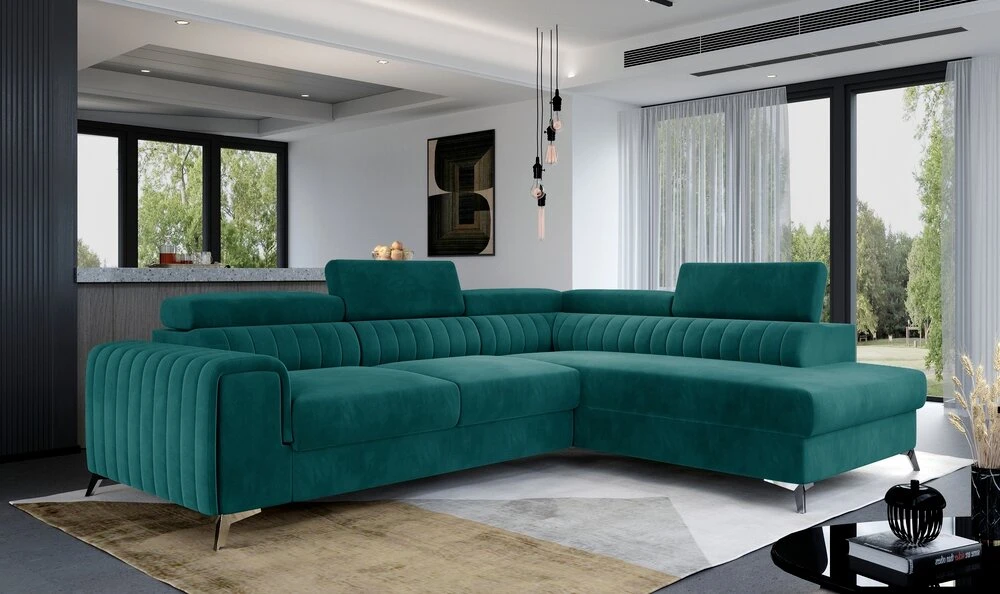 York corner sofa bed with storage M75