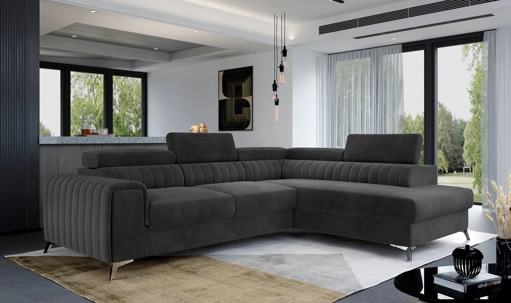 York corner sofa bed with storage M97
